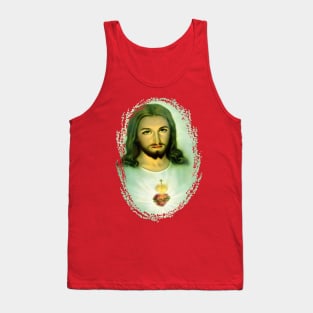 Sacred Heart of Jesus St Margaret Mary Alacoque & Faustina 200 Tank Top